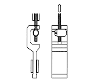 Cord stopper tensile strength test